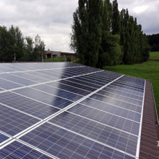 Reference, solární panely, realizace